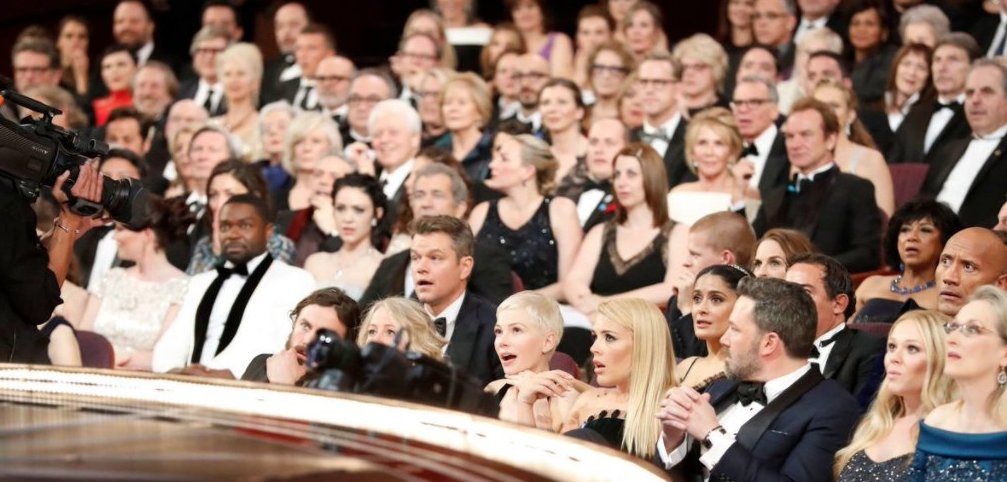 Ryan Parker (@theryanparker) on Twitter photo Everyone’s face at this moment is priceless. Check out my dude, <a href="/TheRock/">Dwayne Johnson</a>. Looks like he is about to leap on stage. #Oscars Everyone’s face at this moment is priceless. Check out my dude, <a href="/TheRock/">Dwayne Johnson</a>. Looks like he is about to leap on stage. #Oscars