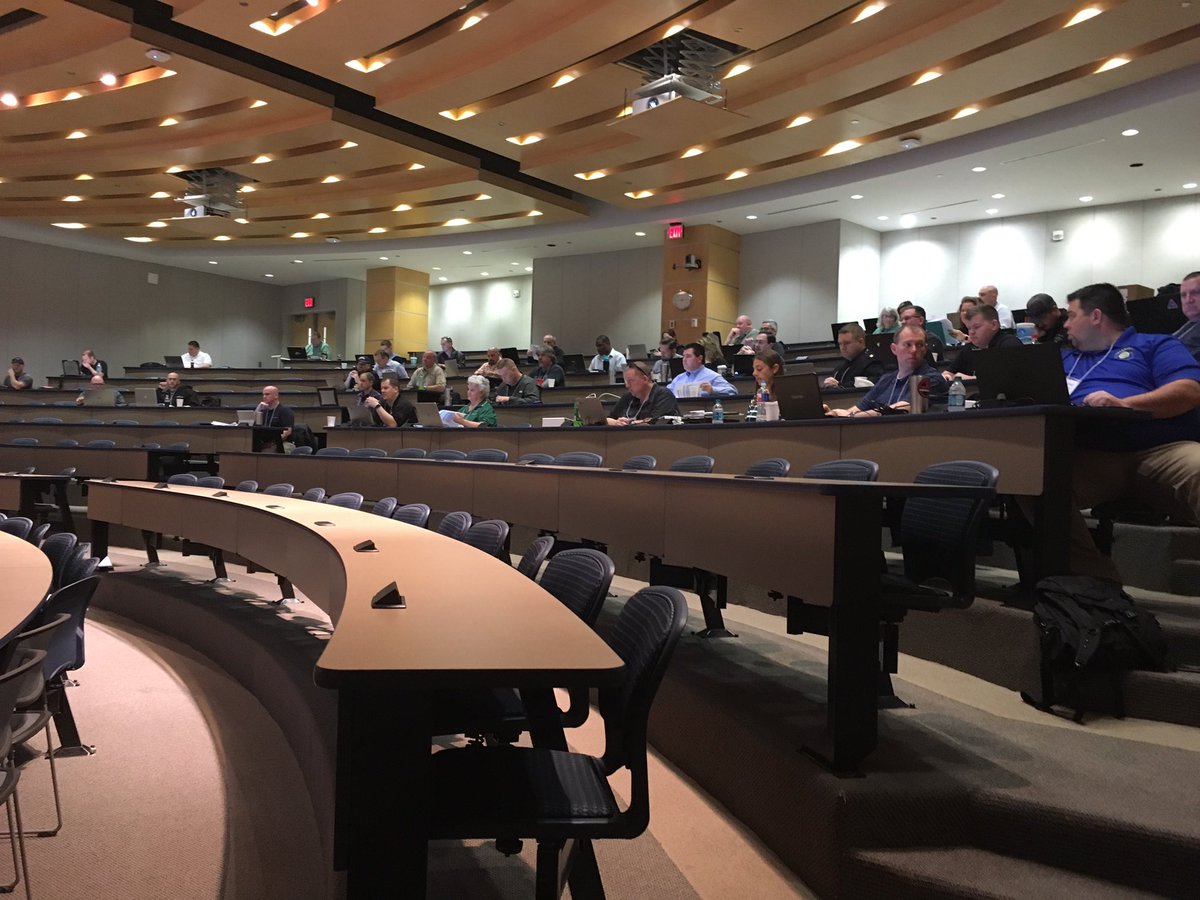 OKfirstManager's tweet image. Training season has begun in the big room! #okwx