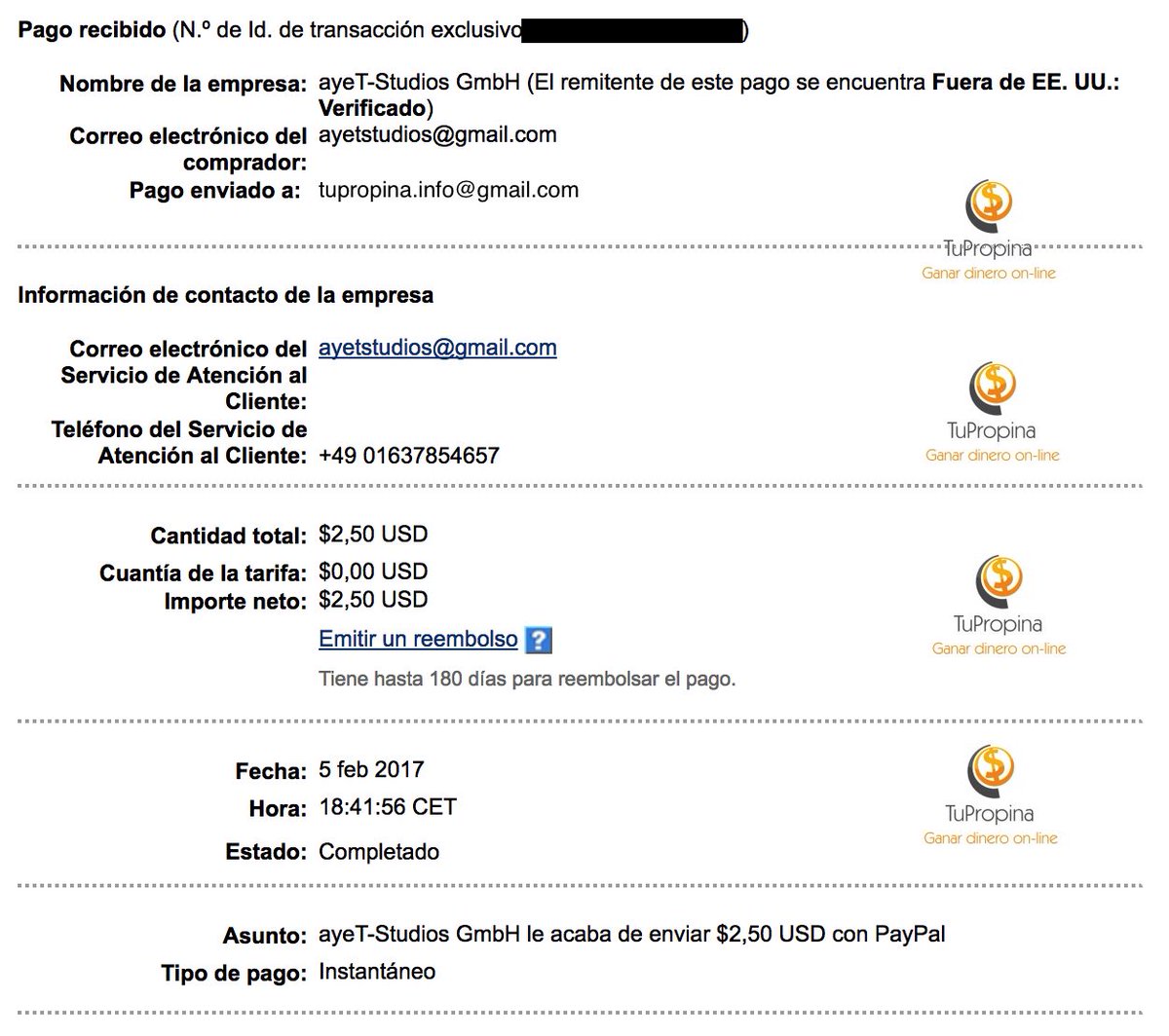 tupropina's tweet photo. 6º comprobante, 2,5$ ganados con #cashpirate! Gana dinero descargando apps!Inserta el siguiente código RWFJVT y gana los primero 500 puntos! https://t.co/eBSTdHtWSu