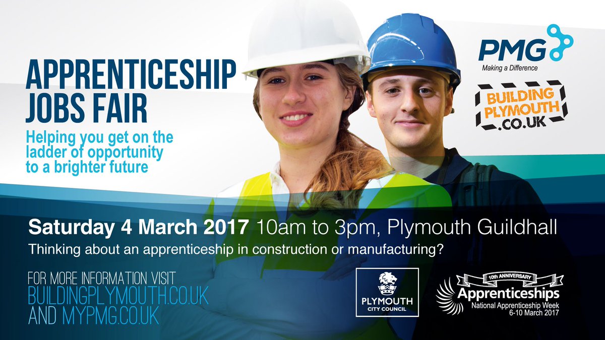 <a href="/WhatsOnPlymouth/">What's On Plymouth</a> did you know we are holding this #Jobs Fair?A great opportunity for young people to find their perfect #Apprenticeship