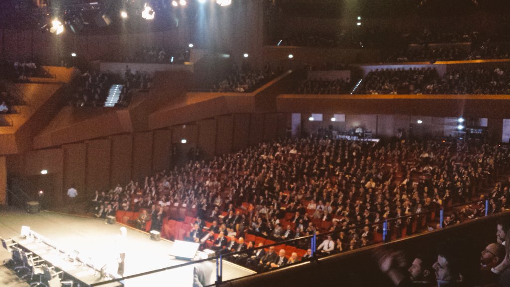 andreamanieri's tweet photo. #kickoff_ENG2017 More than 2200 people from two continents and eight countries talking about #innovation and sharing their experiences https://t.co/cTDQDIpSSx