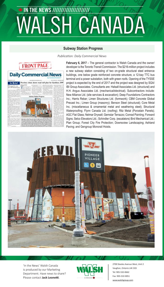 ForwardSign's tweet image. Proud to see our name as part of this team for the TTC Pioneer Village station.