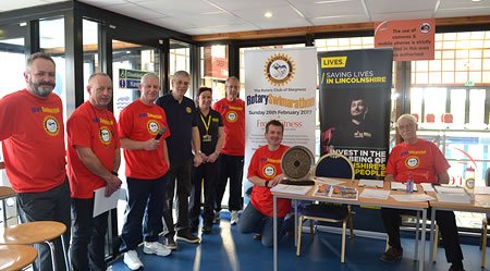 BowhunterWeb's tweet image. Skegness Rotary Swimarathon 2017 generated over £5000 for the Worldwide Eradication of Polio and to buy defibrillator units for Skegness