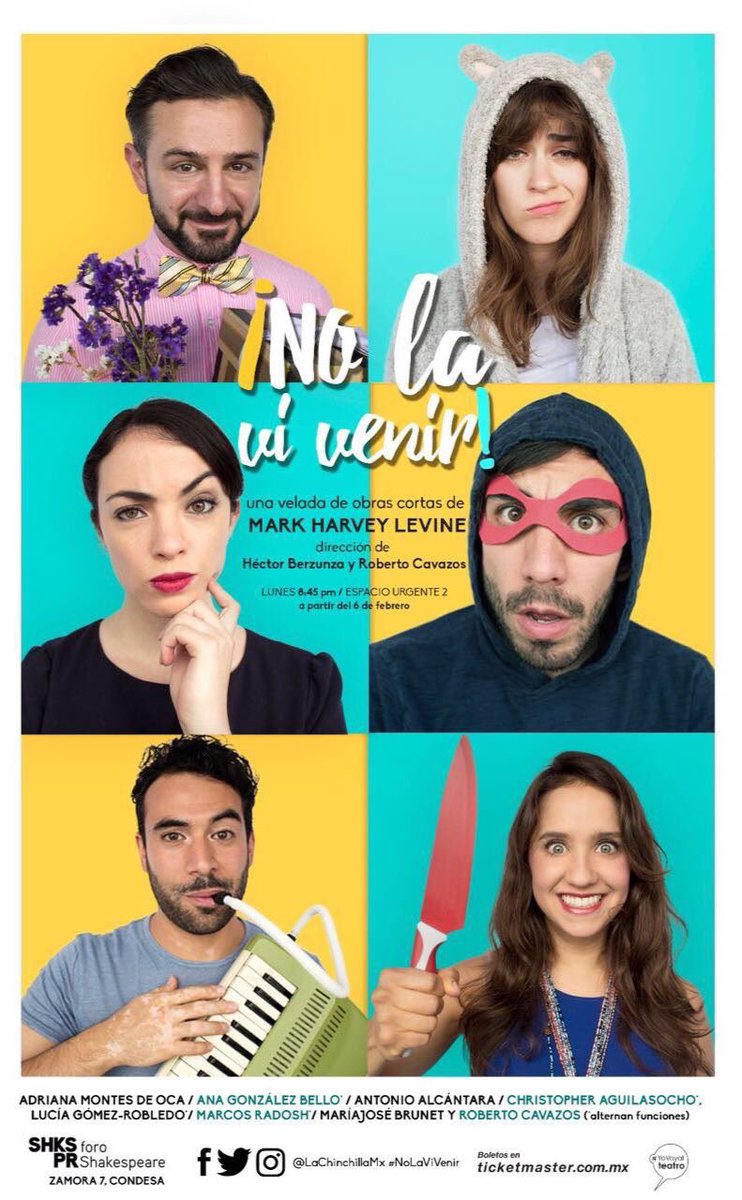 MariajoseBrunet's tweet image. Lunes de #NoLaViVenir espacio urgente 2, @ForoShakespeare 20:45 hrs 🥐 LOS ESPERAMOS!