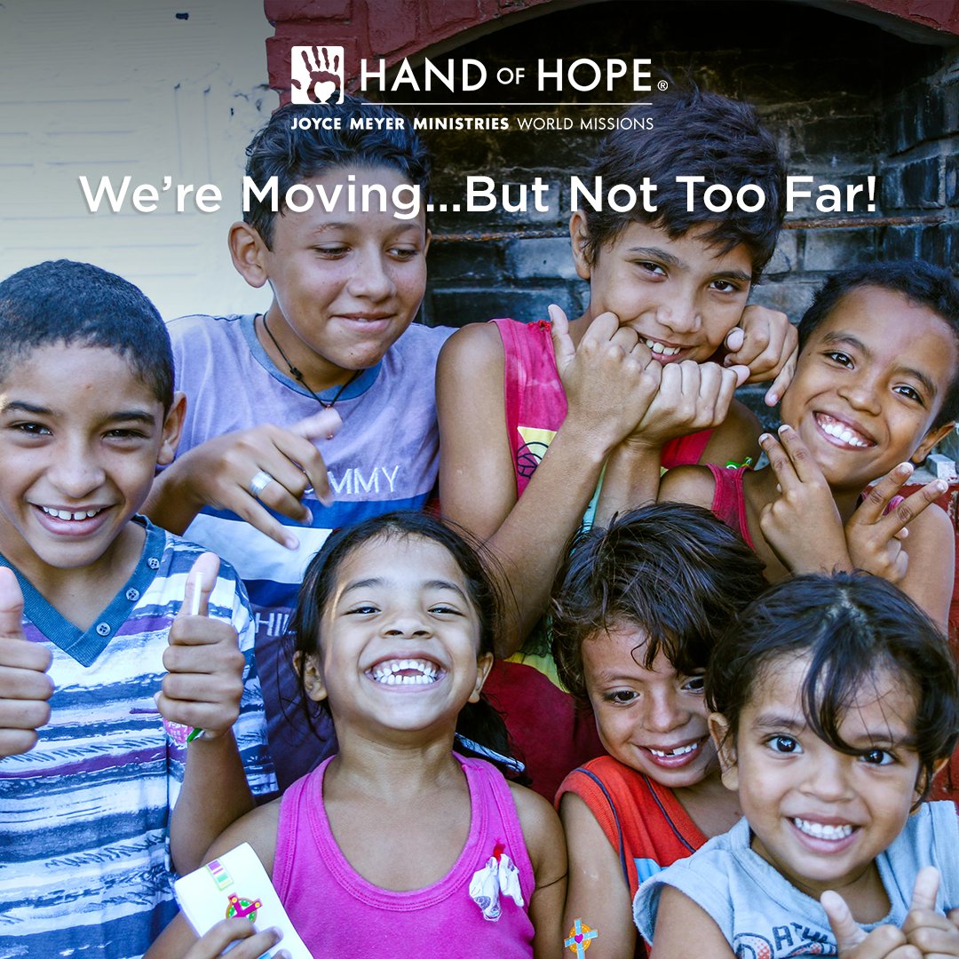 Make sure to follow us on <a href="/JoyceMeyer/">Joyce Meyer</a> for all Hand of Hope updates!