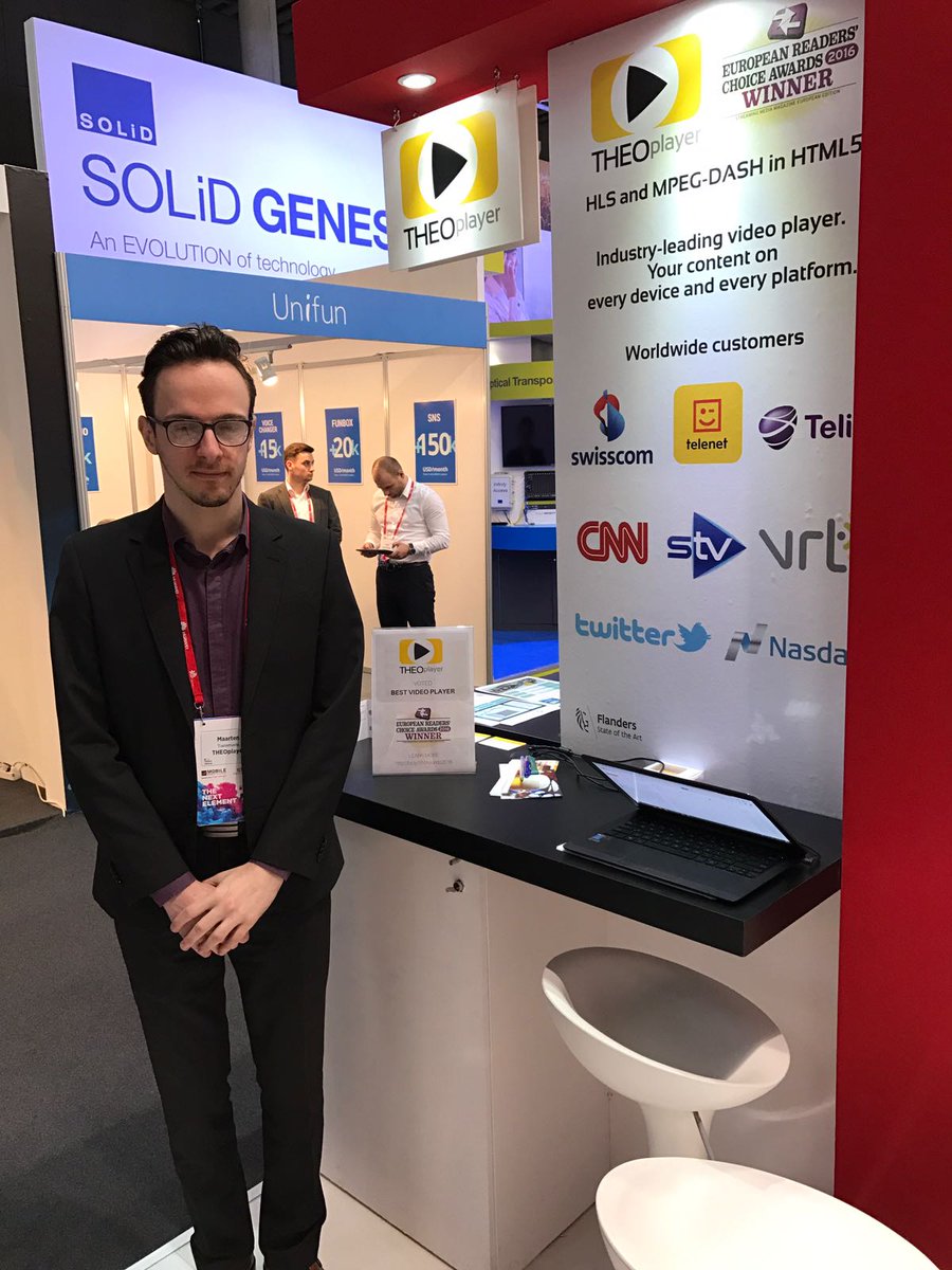 Catch us @ #mwc17, stand 7G71 &amp; catch up on <a href="/THEO_player/">THEO Technologies</a> features and partner pre-integrations of our best of breed #video playback solution