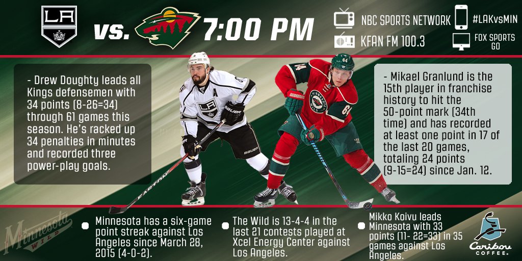 ☕️ @Caribou_Coffee warms you up for #LAKvsMIN.   📰 Wild Warmup → ow.ly/CXvc309oSkC https://t.co/j4iH6mjkiZ