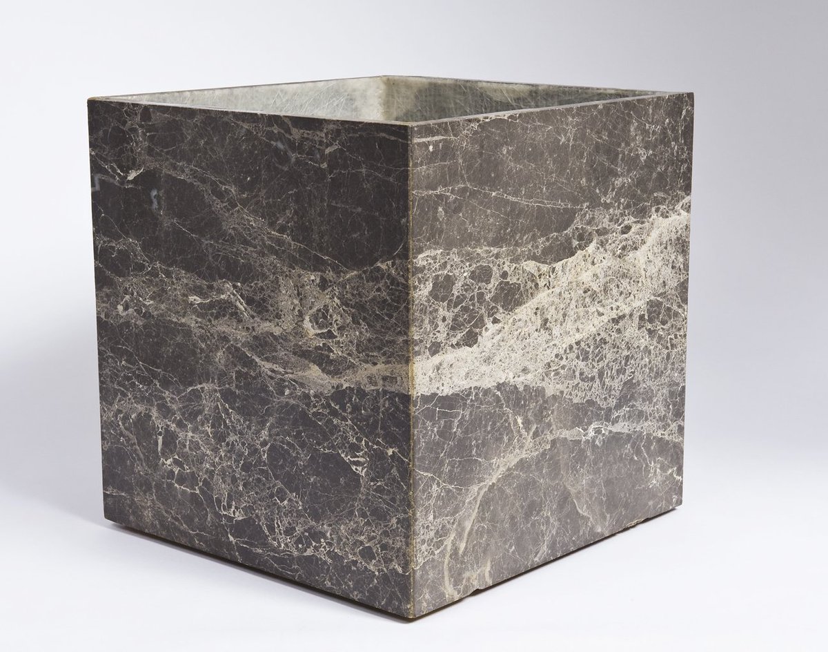 ebplanters's tweet photo. Emperador Fume #Polished #Limestone. 30x30x30 #handcrafted #interiordesign #ebplanters https://t.co/bpn7wVN3Co