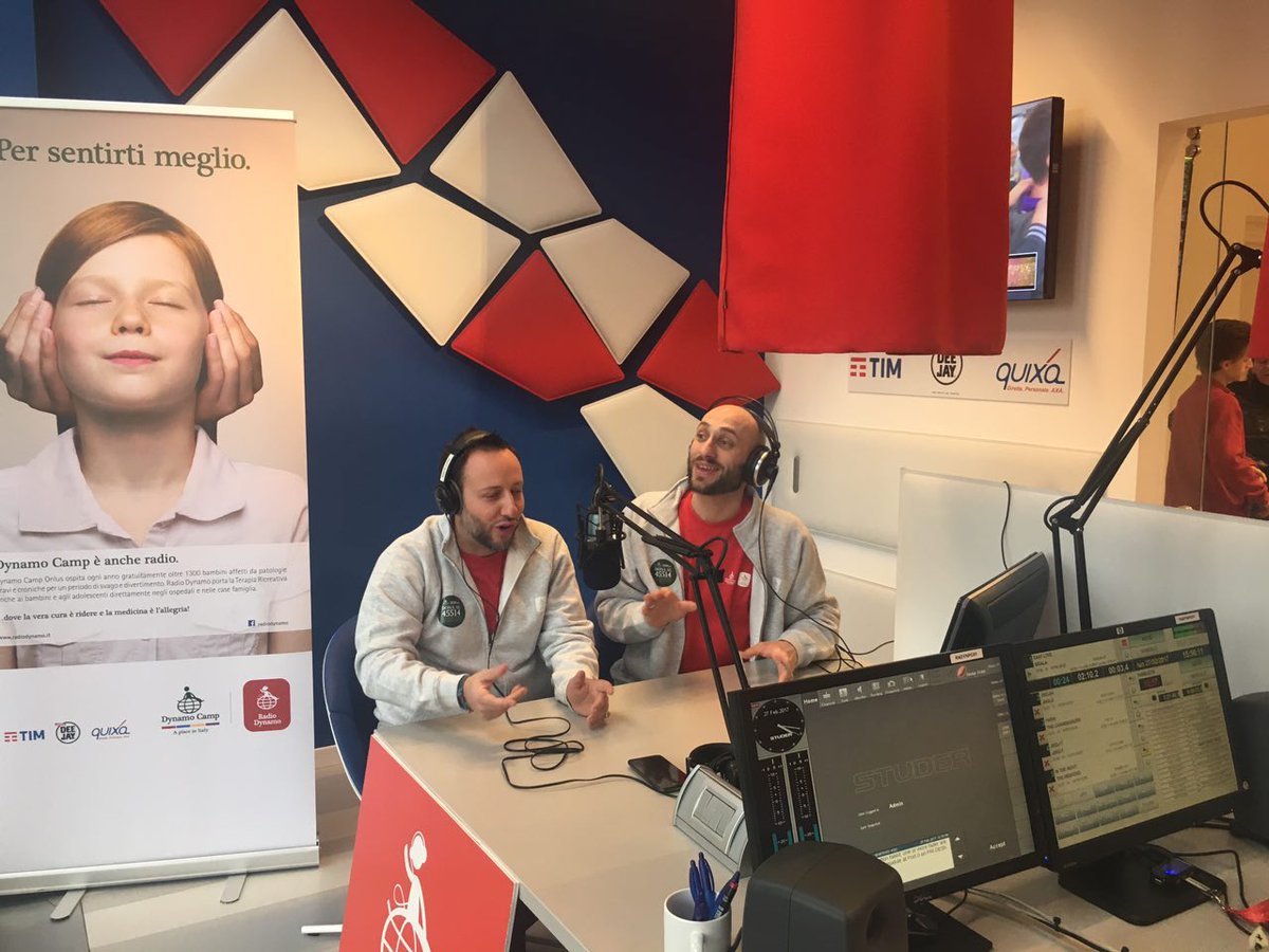 TIM_Official's tweet photo. La web radio di @DynamoCamp trasmetterà i programmi presso il @TIMspaceMilano grazie a moderne tecnologie in banda ultralarga #RadioDynamo https://t.co/JRS70Ac3D1