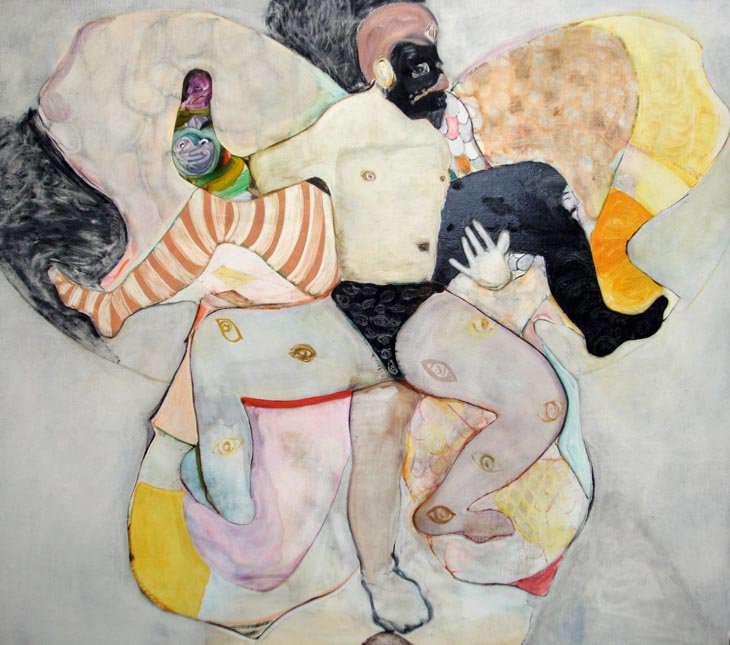 Ryan Mosley - fictive confections jostle with line &amp; colour - #Review of the Painter's #Painter
 artbible.co/2017/02/23/rya… <a href="/saatchi_gallery/">Saatchi Gallery</a>