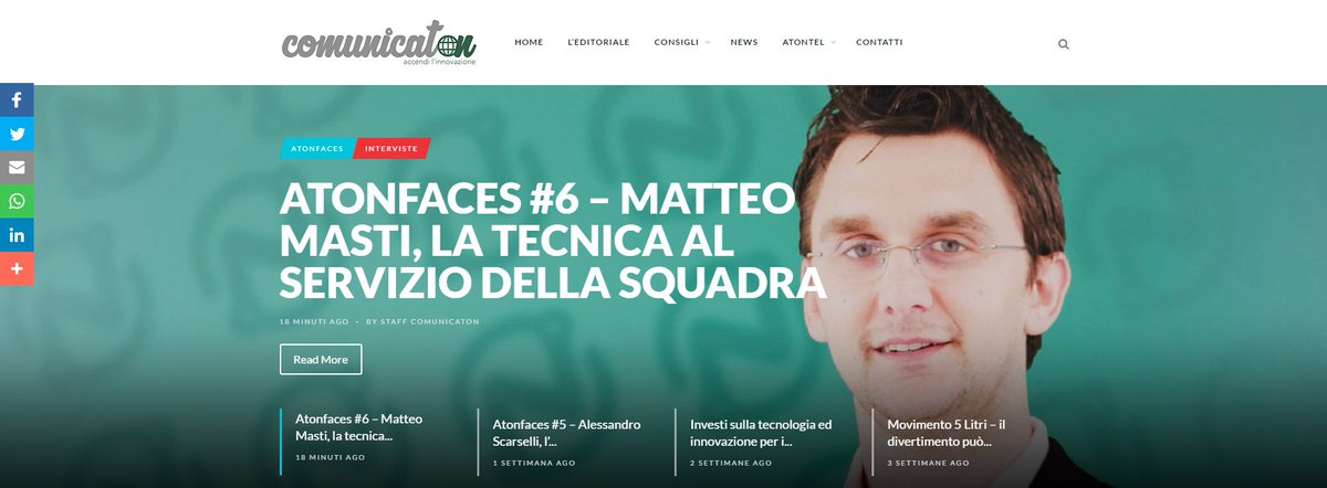 Atontel's tweet photo. Questa settimana Matteo Masti si racconta per la rubrica #Atonfaces, leggi l'intervista completa https://t.co/jrYZMkY0ZT  🔎📰 https://t.co/sDFJTAd6e6
