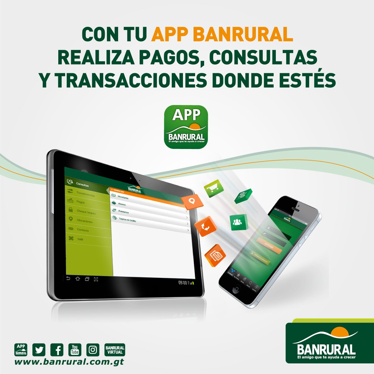 Banrural Guatemala on Twitter: "¡Utiliza la #AppBanrural! 😀📱 Solicita