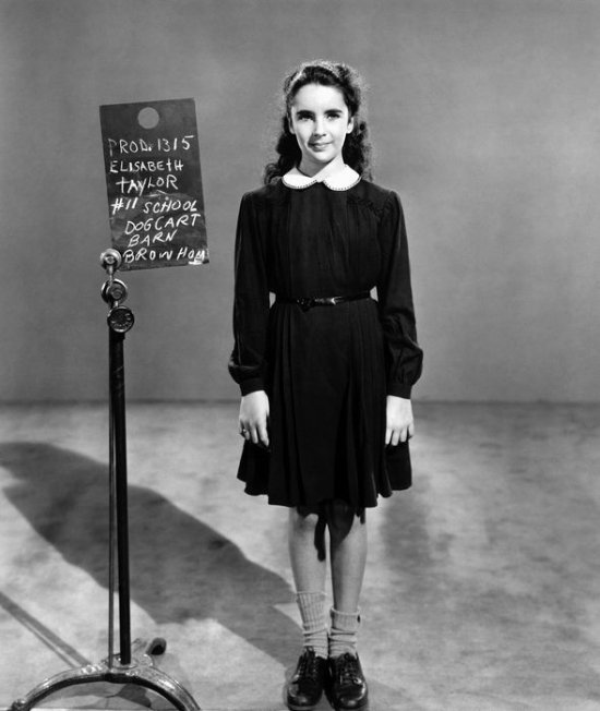 Happy Birthday to Elizabeth Taylor, seen here in a costume test image for \"National Velvet\" (1944) 