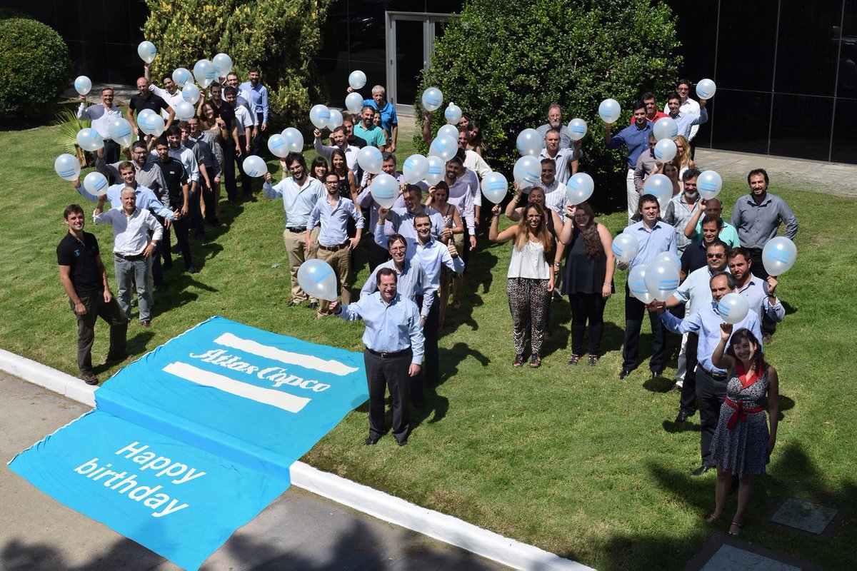 AtlasCopcoGroup's tweet photo. A glimpse into how we celebrated our 144 year #AtlasCopcoAnniversary last week! Search the hashtag to see more. https://t.co/nOCoTjkger