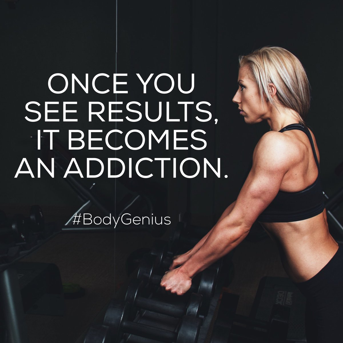 MindBodyGenius's tweet photo. Once you see results, it becomes an addiction. #bodygenius #addiction #gym #results https://t.co/WRhKjr0xzl