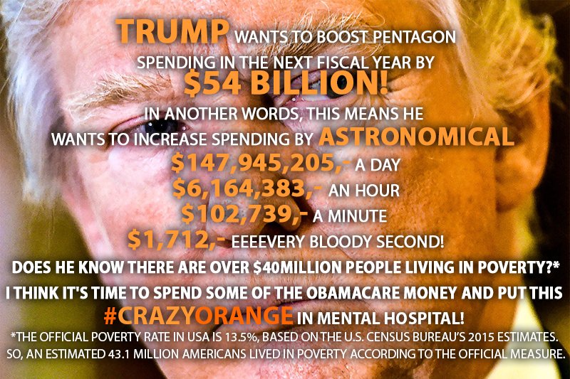 Honzazi's tweet photo. #CrazyOrange #Trump @realDonaldTrump https://t.co/BvRFGyxhFQ
