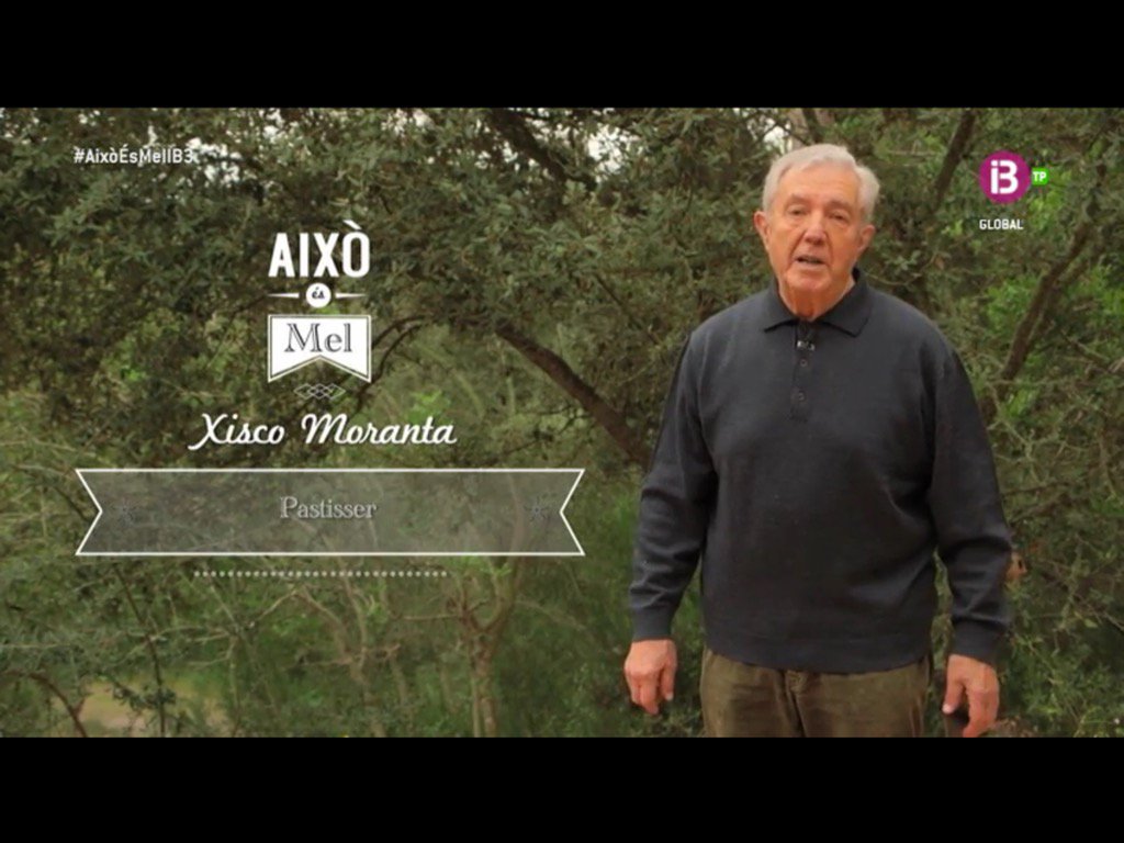 XIsco Moranta. Mai no cansa sentir un mestre humil i savi de la cuina i els forns. #AixòEsMelIB3. <a href="/IB3/">IB3</a>