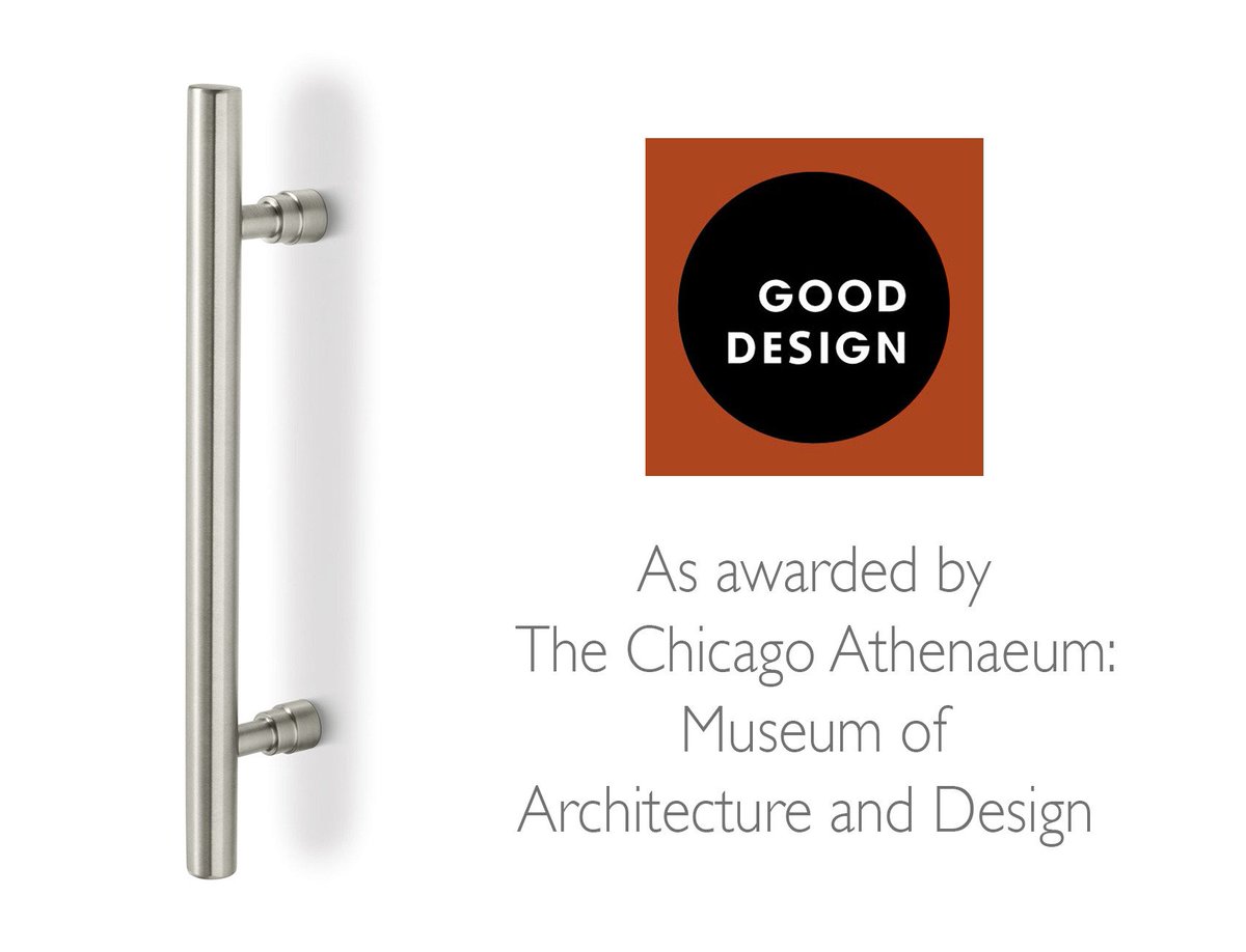 We strive for the best in design so we’re proud the MezzoTek RM2150 #doorpull won a 2016 Good Design Award from <a href="/C/">c</a> … bit.ly/2lvWr53