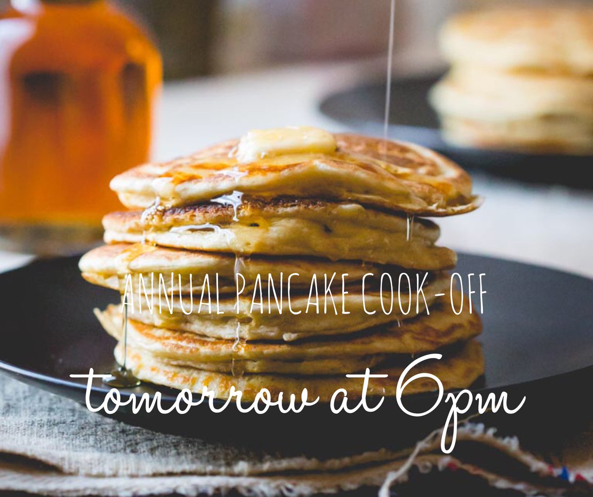 VHUMC's tweet photo. Tomorrow is our Fat Tuesday Pancake Cook-off. Join us at 6pm for pancakes, bacon, King Cakes, and jazz. $5 at the door ($20 family max). https://t.co/EweEfdRBrP