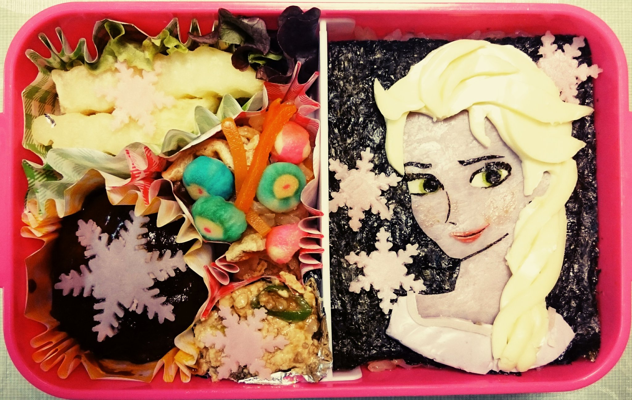 Twitter पर しいこ 今日のお弁当は アナ雪のエルサです アナと雪の女王 エルサ キャラ弁 Twitter पर しいこ 今日のお弁当は アナ雪のエルサです アナと雪の女王 エルサ キャラ弁