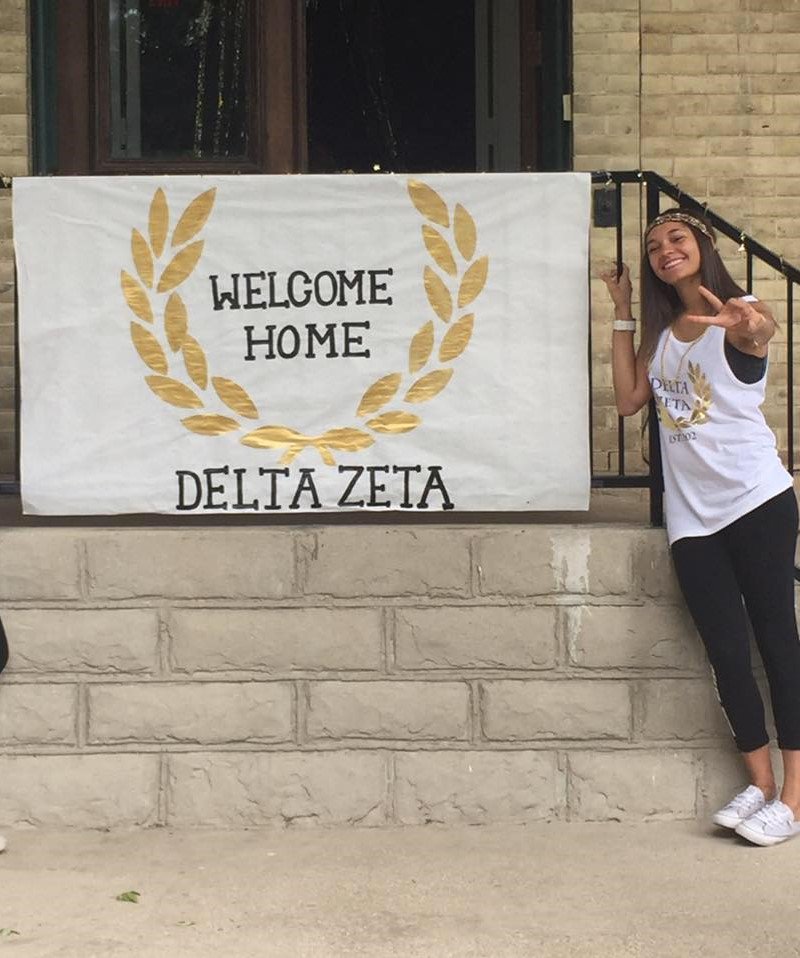uwwdeltazeta's tweet photo. Congrats to our sister Aleah!  She was nominated by the men of @uwwpikes as Dream Girl. We are so proud of you! https://t.co/nsAytSOJY7
