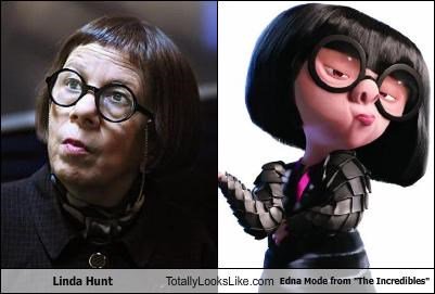 _superheromemes's tweet photo. Linda Hunt Totally Looks Like Edna Mode from "The Incredibles" #Incredibles https://t.co/7xzLS9xlfU