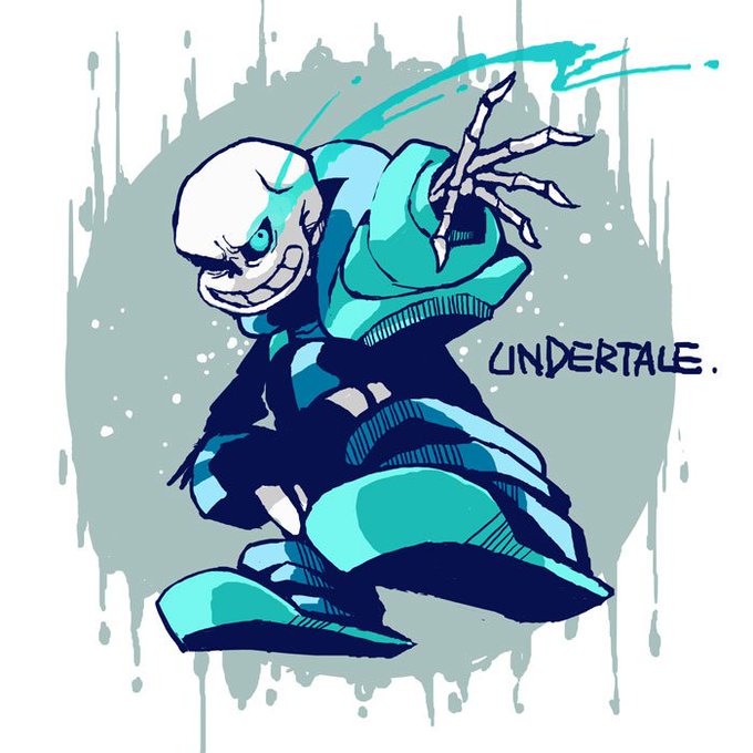 sans (undertale) drawn by kerstin_edin