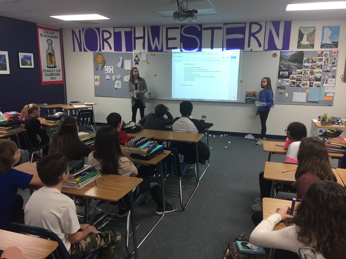 ErikMerke's tweet image. These awesome @BernotasVikings 8th grade mentors talked about time management tips with 6th graders today.
#setupsuccess
@CrystalLakeSD47