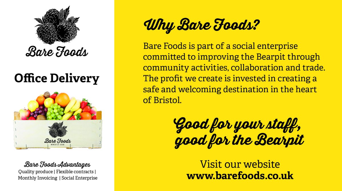 Good Nutrition is our Mission! Bare Foods offers the best fresh fruit selection for your staff, visit our website BareFoods.co.uk