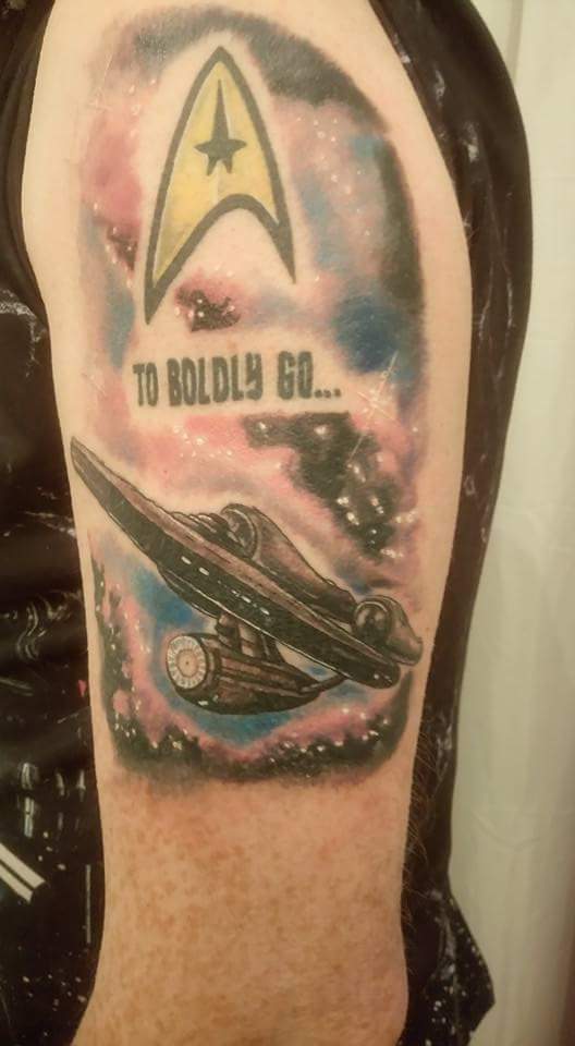 My Star Trek tattoo got expanded over my birthday weekend recently...LKAP