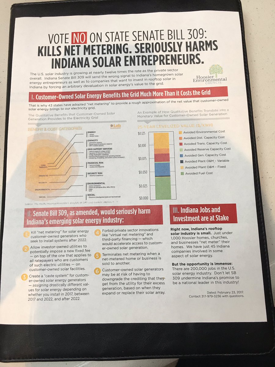 Help spread the work and ask your local Indiana District Representative to vote "No" on Senate Bill 309 ! #noSB309