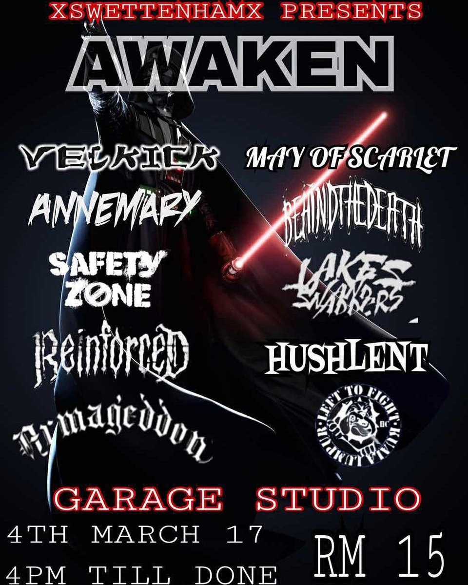 Hey guys! We'll perform here alongside the great, live in #AWAKEN at <a href="/garagestudio/">GARAGE Studio</a>, KL. See you guys there. #wearelns
