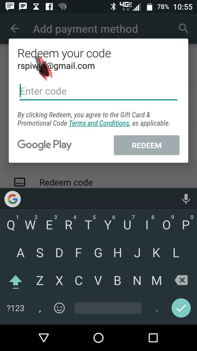 RobertDIY's tweet photo. Google play has consumed my gift card credit. #googleplay #Googleplayscam #googlescam https://t.co/a5iJFd7zIA