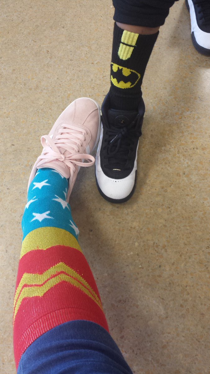Crazy sock day at Bradley Elementary!
We are superheroes!
<a href="/Asbury_ParkSD/">Asbury Park Schools</a> @Prncpl_ERuiz