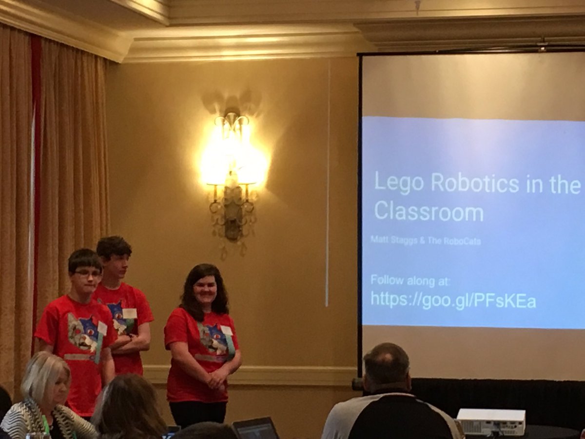 JKirchner10's tweet photo. Great job @FSMSMrStaggs and Robocats with your presentation at the KAGE Conference! @The_Mick7 @ShelinaSmith @jflynnfswildcat #kage2017 https://t.co/BAa0Kg8Hr0