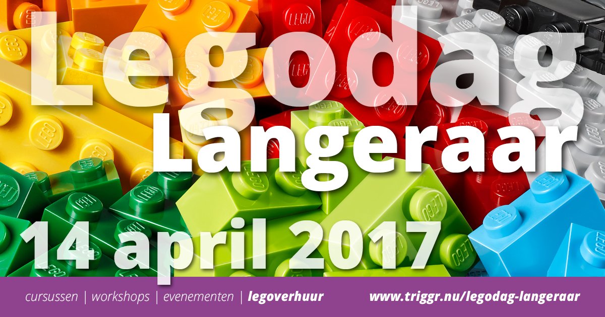 14 April #Legodag <a href="/Langeraar/">Langeraarders.nl</a> #langeraar in <a href="/PerryKasbergen/">Party Regelaar</a> Partycentrum Parola 14.00-16.30 #lego #duplo #bouwwedstrijd #winnen