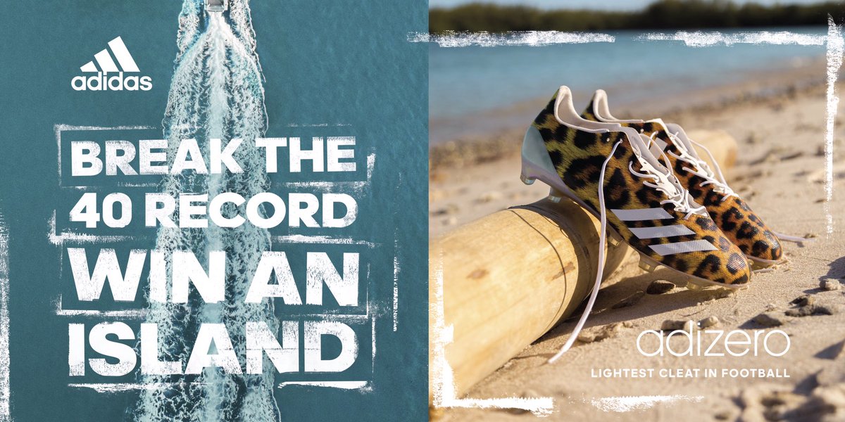 Paradise awaits.

Break the 40-yard dash record, win your own island.

#teamadidas a.did.as/60028nTCA