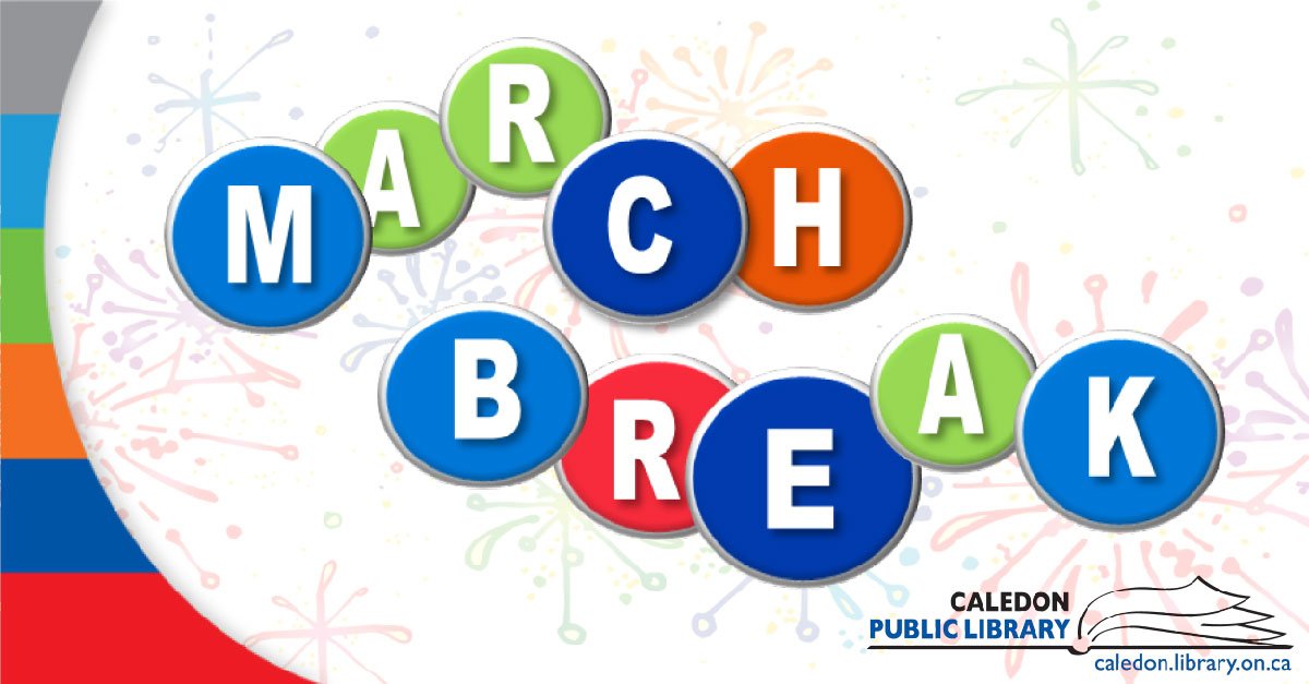 CaledonLibrary's tweet photo. CPL is the place to be for March Break! https://t.co/YQCD0JTj4o #CPLkids https://t.co/wQWi0CXAPj