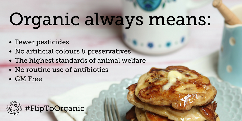 SoilAssociation's tweet image. Organic pancakes - how do they stack up? Find out what makes organic different &amp;amp; #FlipToOrganic with us tomorrow! ow.ly/WykT309p0nQ 🍋🍳