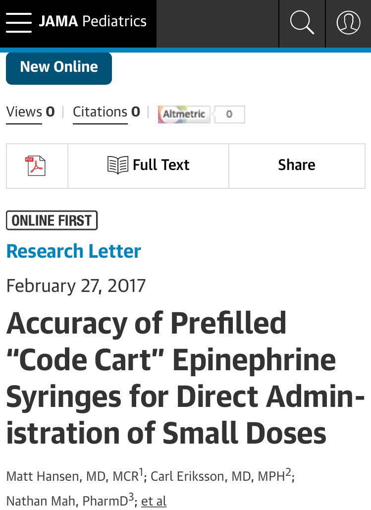 Method of epi administration is important to ensure accurate dosing in pediatric arrests.