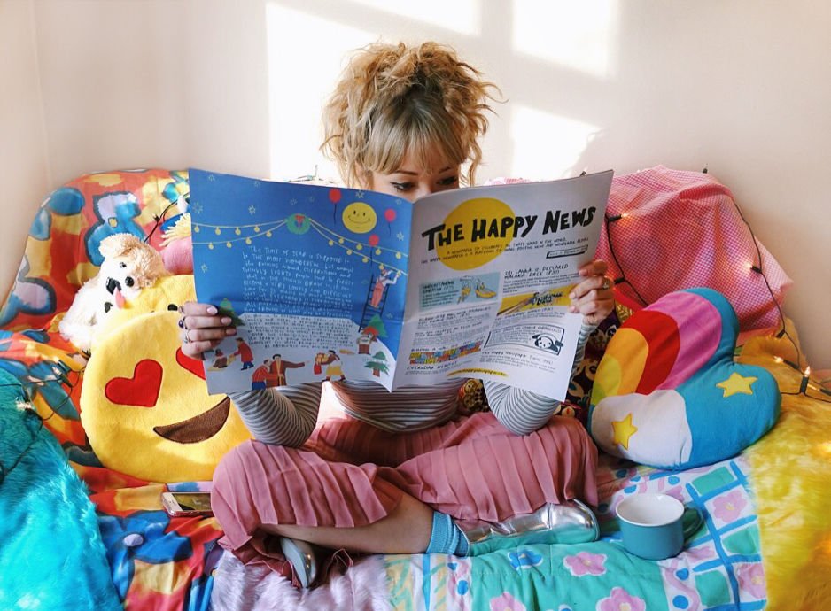 richardbranson's tweet image. Love this initiative: The @HappyNewspaper_ virg.in/ZXx