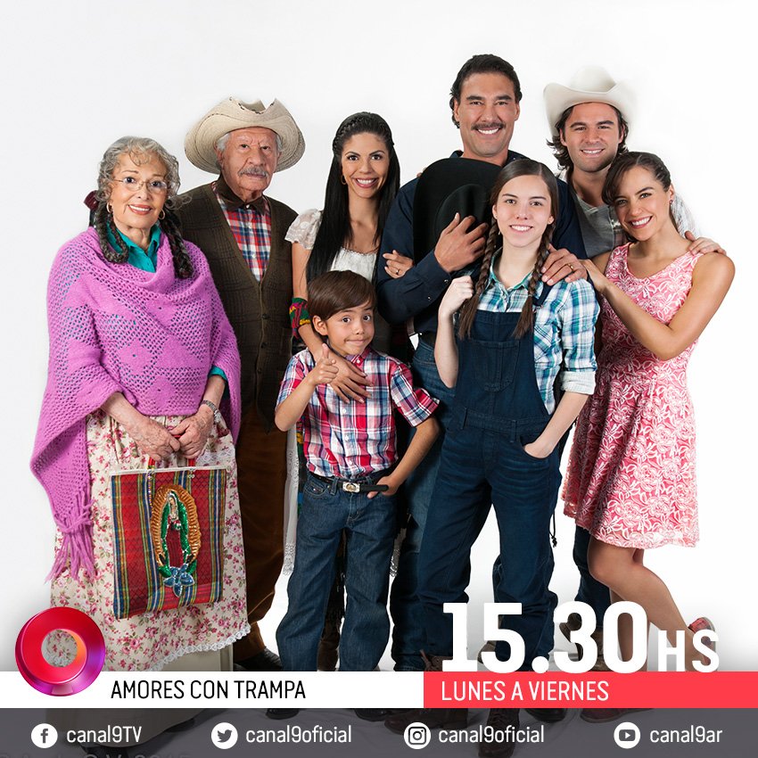 canal9oficial's tweet photo. Mirá #AmoresConTrampa 🐮 desde las 15.30hs por #elnueve https://t.co/xdpN9MwCax