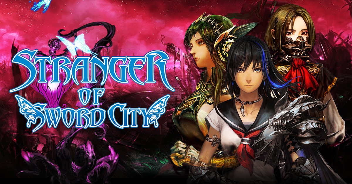 NISAmerica's tweet photo. Check it out! #StrangerofSwordCity is on sale at @steam_games for $19.99! That's 50% OFF!!! :D https://t.co/hUai1pCjGh https://t.co/ayqm3ofSYh