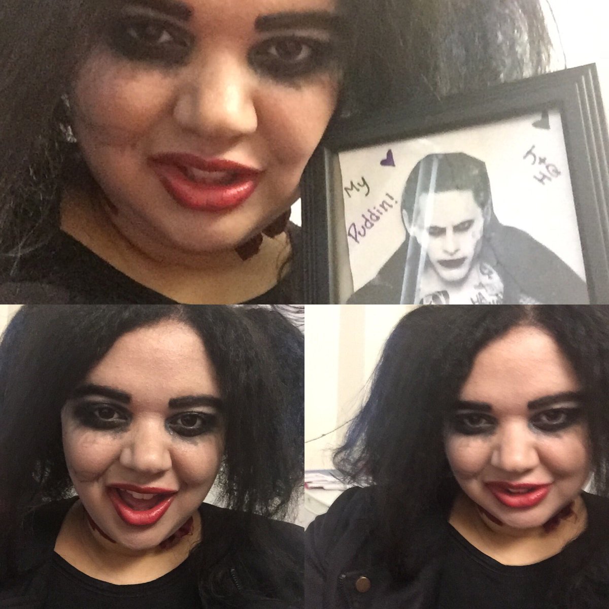 Darklove249's tweet photo. Hopefully I have made @MargotRobbie proud with my interpretation of Harley Quinn! #CharacterDay #Puddin #WouldYouLiveForMe #CrazyInLove xo https://t.co/R8tm2ygUvn