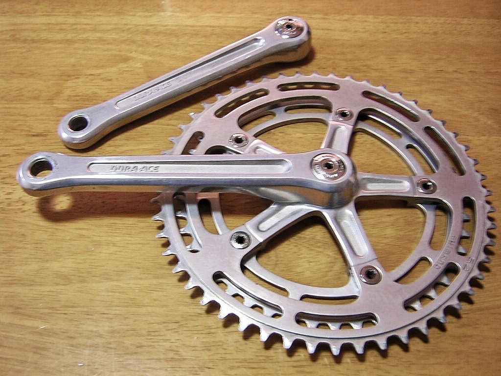 ビンテージ デュラエース DURA-ACE ダブル 50t 39t 165 オー IP877