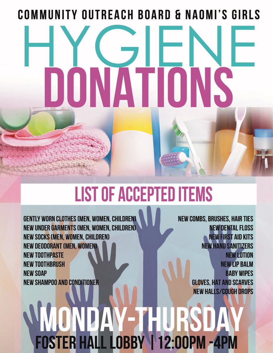 _vsucob's tweet image. Individuals and orgs can earn up to 3 hours of community service per day on donations!! #vsucob #vsu18
#vsu17
#vsu16
#vsu20
#vsunaomisgirls