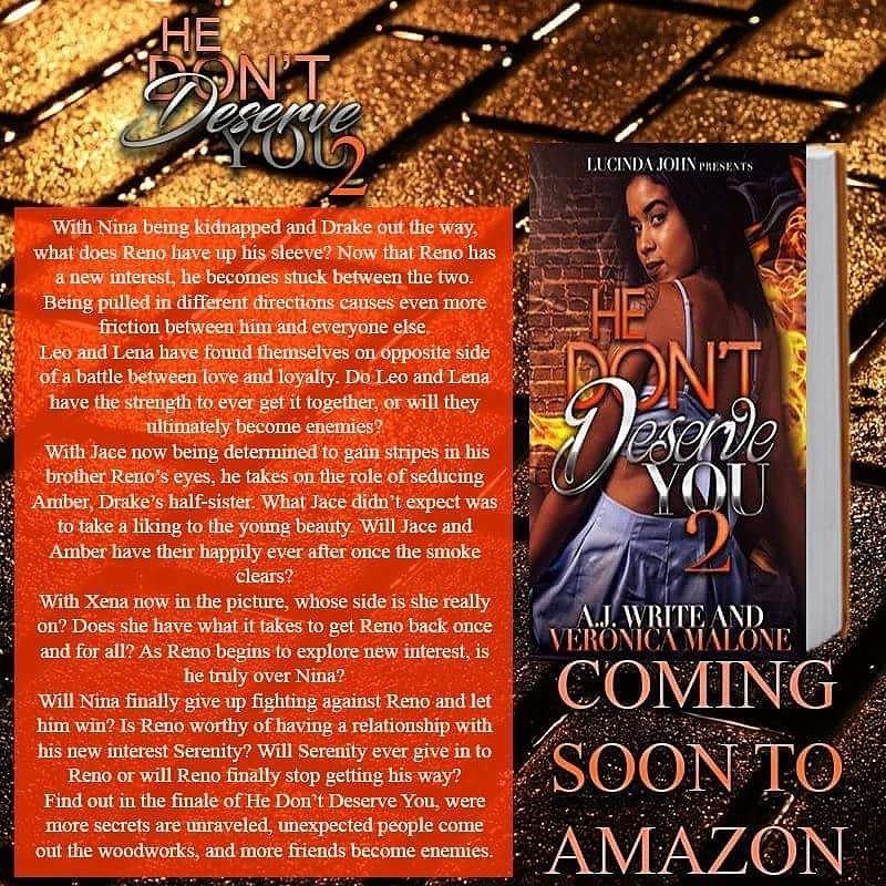 authorajwrite's tweet image. New release!!!

He Don't Deserve You 2 amazon.com/dp/B06XC79HJL/…