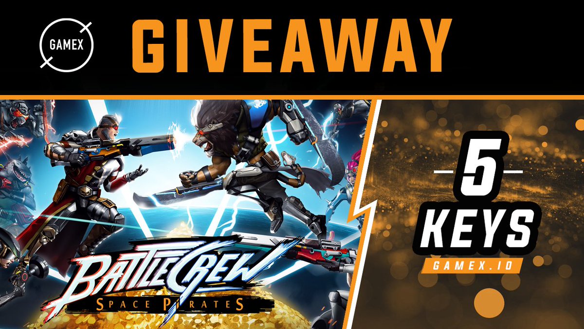 GameX_io's tweet photo. ⚡️ GIVEAWAY ⚡️
We've teamed up with @BATTLECREWGame to give away 5 BATTLECREW Space Pirates ! Join the Crew ! 🎮
https://t.co/O9BAnrRDZ5 https://t.co/BEHD1JNT5I