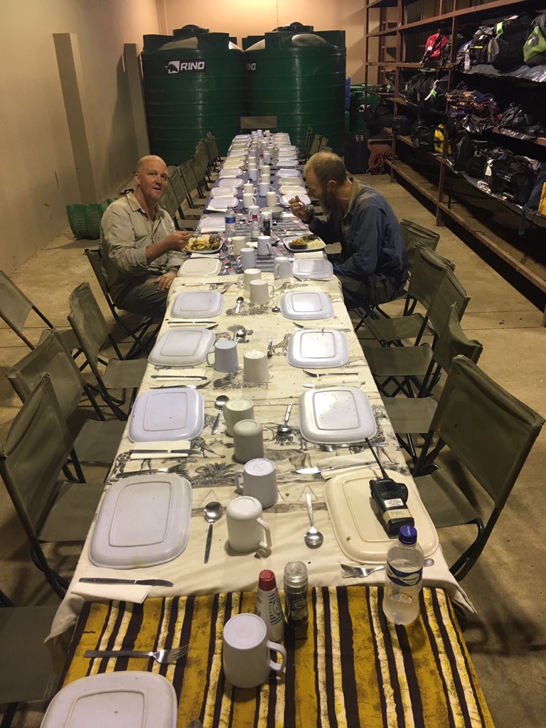 JeremyClarkson's tweet image. Some of the film crew hasn&apos;t made it to the overnight halt. Nor has Hammond. Or May.