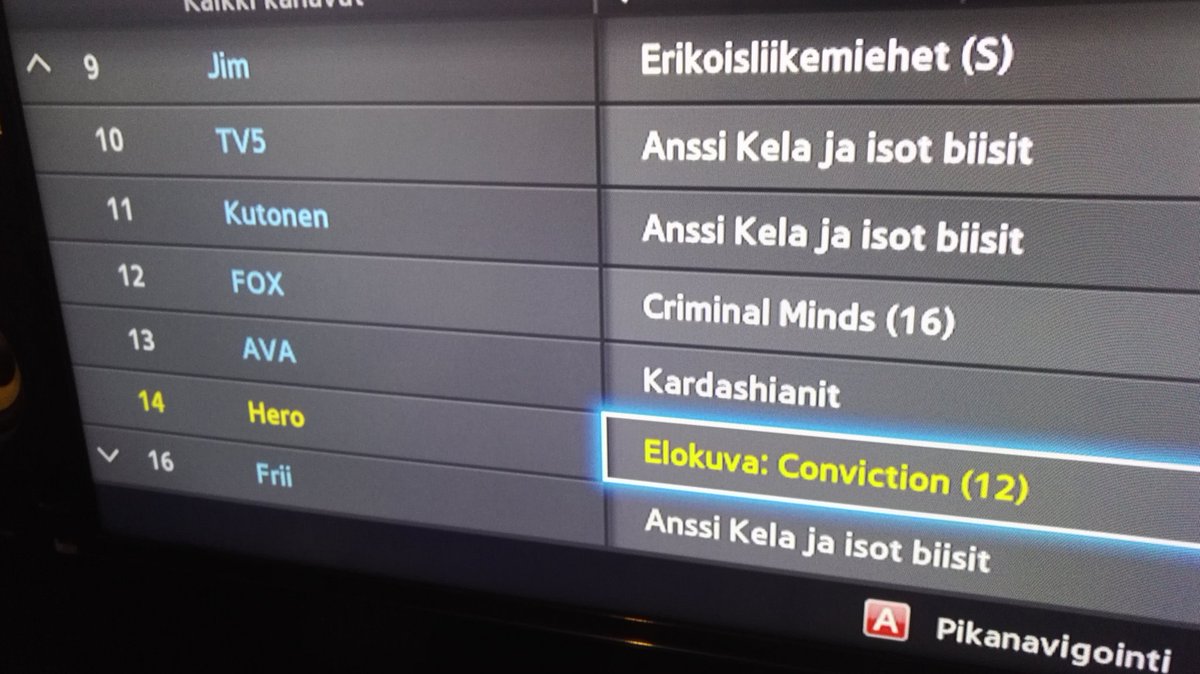 HeapeSonia's tweet photo. Really? kolmella kanavalla, samaan aikaan. Haistan epätoivon #pakkomyynti #clickbait #umpikela #isotbiisit #rapala https://t.co/0ohUhZo45o